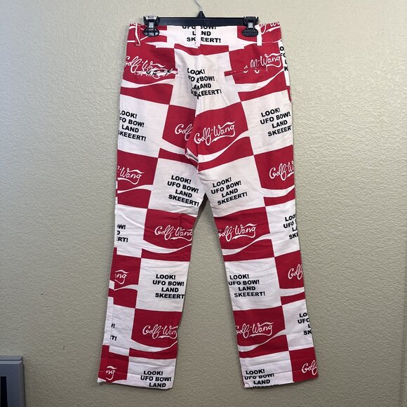 Golf Wang Coco Cola UFO Chino Pants Size 32 - Picture 7 of 11